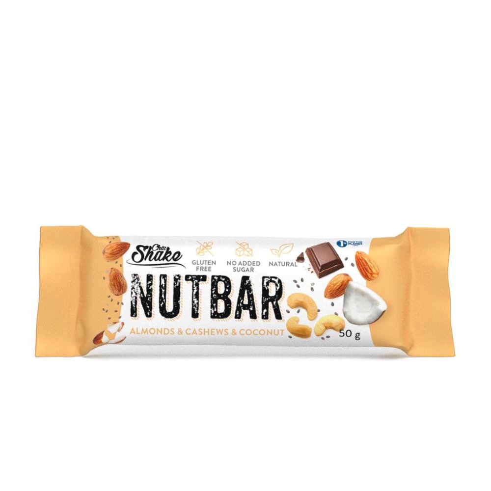 Chia Shake Low carb oříšková tyčinka Nutbar 50g