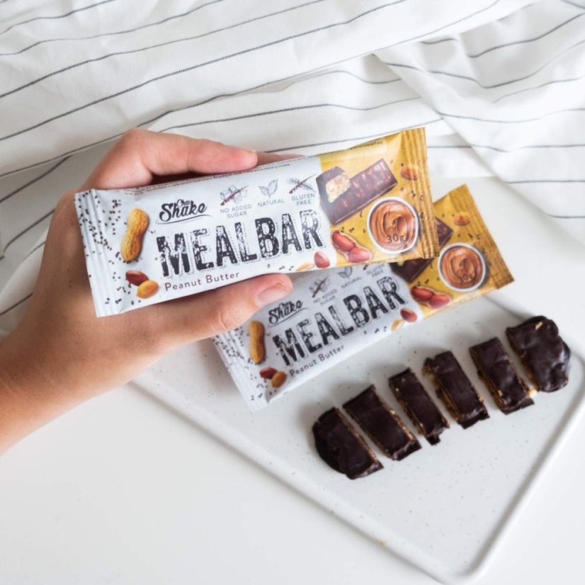 Baton proteic Mealbar – banane în ciocolată 70g