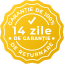 14 zile garanție 100% banii înapoi