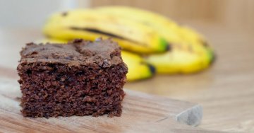 Chia Shake Banana Brownie