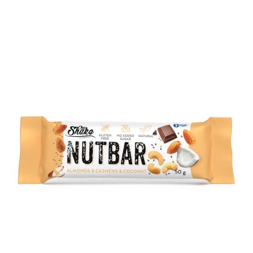 Baton low carb cu alune Nutbar 50g