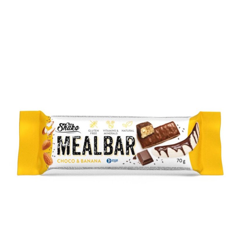 Proteínová tyčinka Mealbar – banán v čokoláde 70g