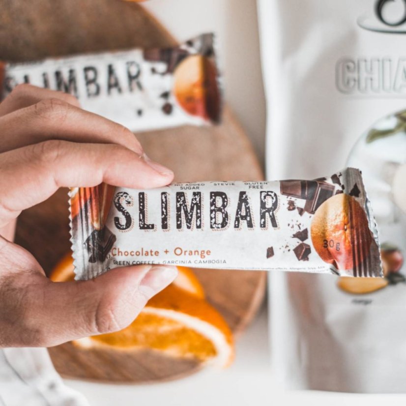 Dietní tyčinka Slimbar – čokoláda a pomeranč 30g