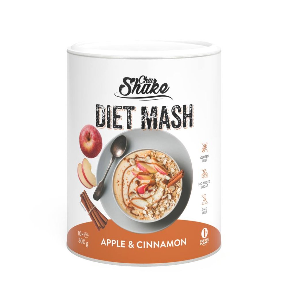 Chia Shake Dietní kaše - jablko a skořice (10 jídel)