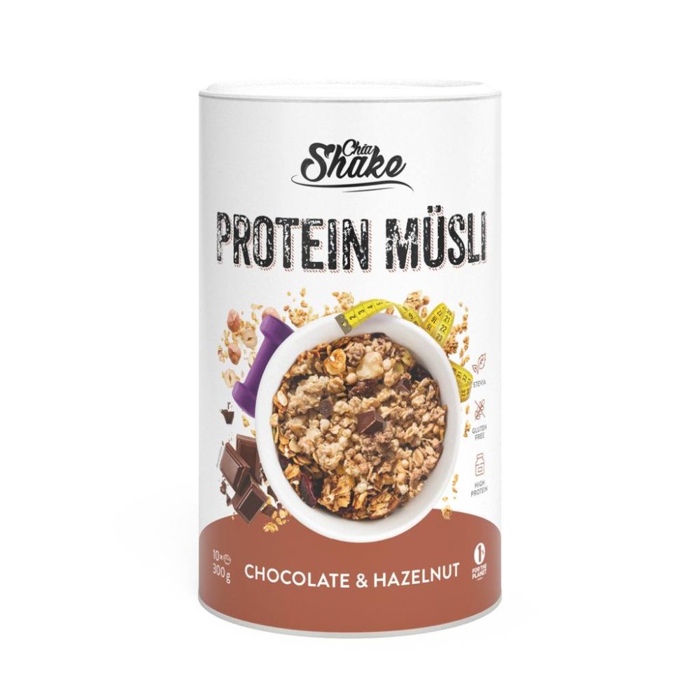Chia Shake Proteinové müsli - čokoláda a lískový oříšek (10 jídel)