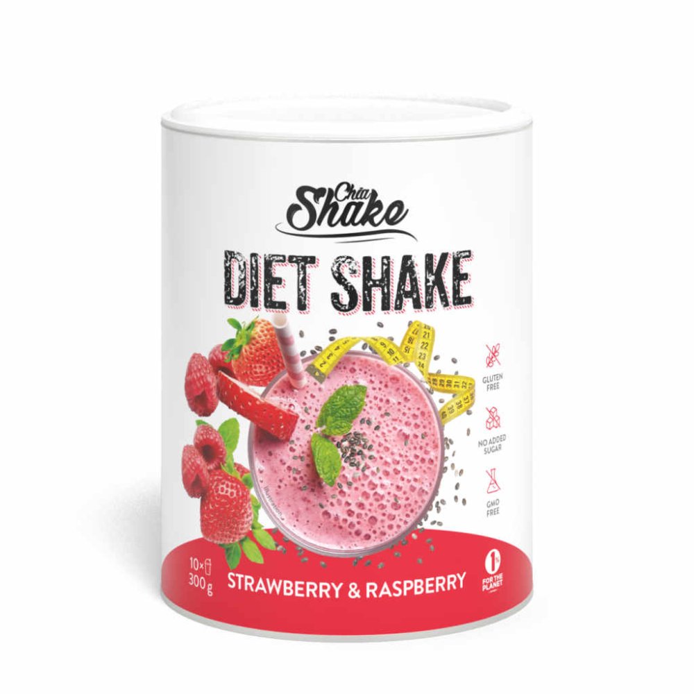 Chia Shake Dietní koktejl - jahoda a malina (10 jídel)